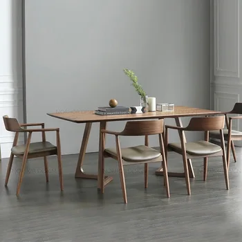 Креативное минималистичное кресло для Скандинавской гостиной, Современный кожаный продвинутый стул для взрослых, Офисная мебель для дома